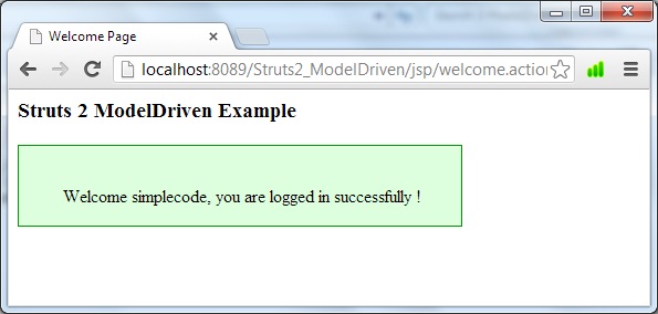 login success