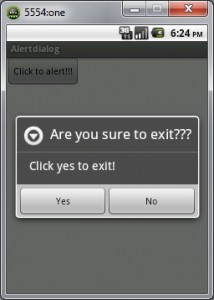 alertdialog box