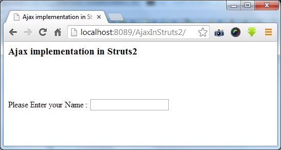 ajax in struts 2