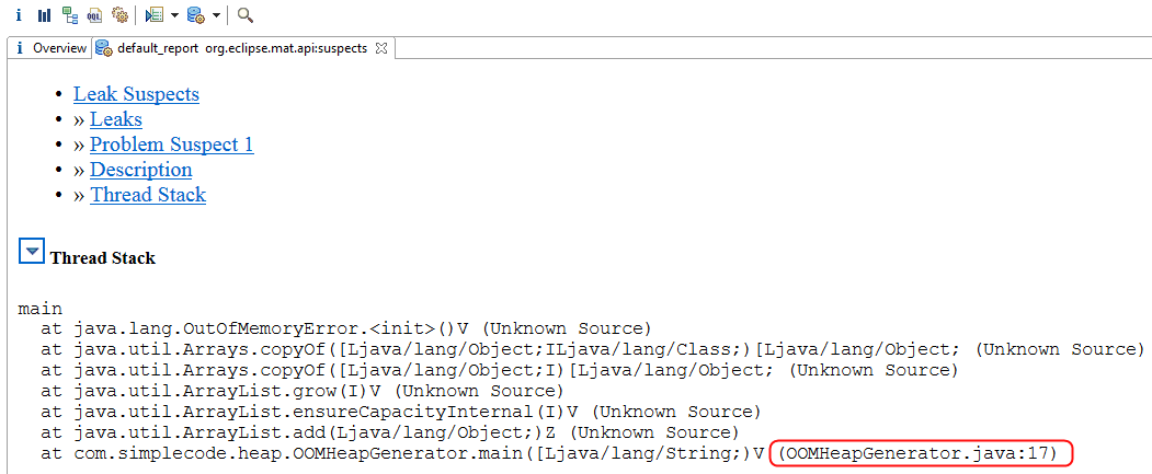 GC_Heap_Dump_analysis _Stacktrace