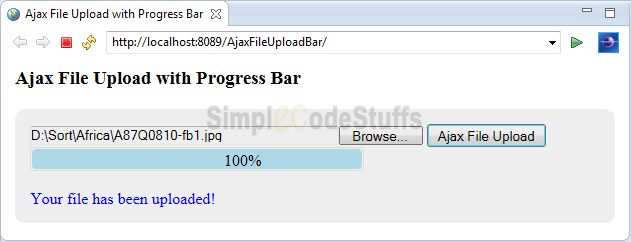 Ajax File Upload with Progress Bar