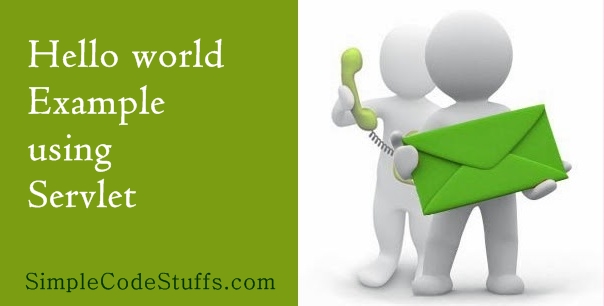 Helloworld example using Servlet